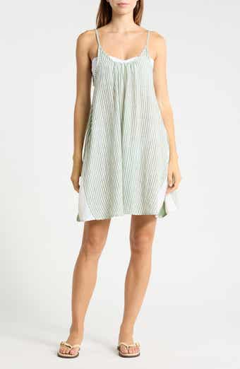Striped Cover-Up Dress