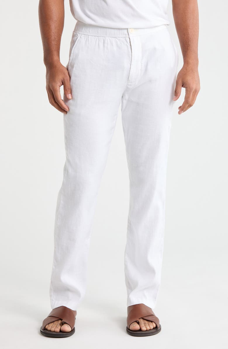 Tommy Bahama Beach Coast Linen Pants, Main, color, White