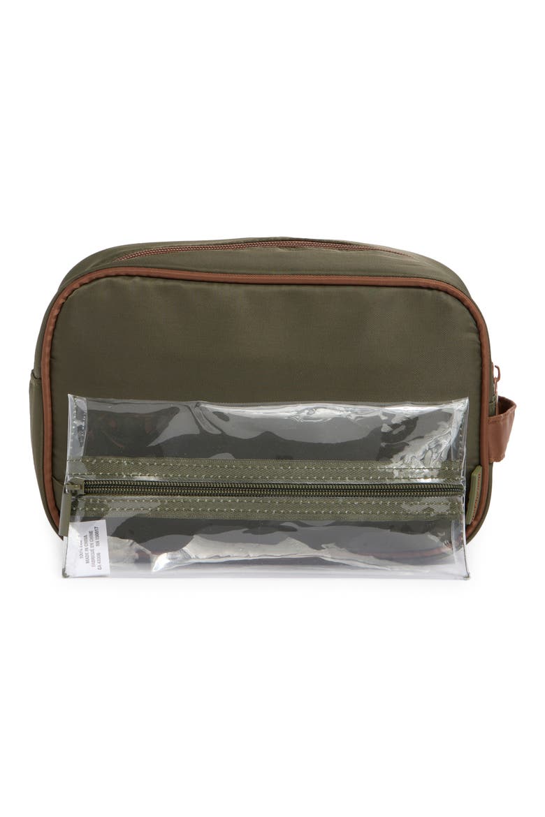Max & Motion Dopp Kit with Toothbrush Pouch, Alternate, color, HUNTER/MOCHA
