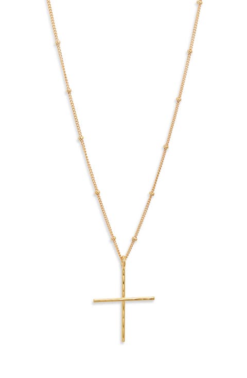 Dainty Cross Pendant Necklace