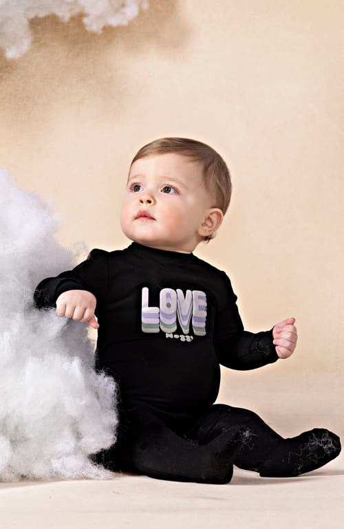 Noggiwear Layers Of Love Footie In Black