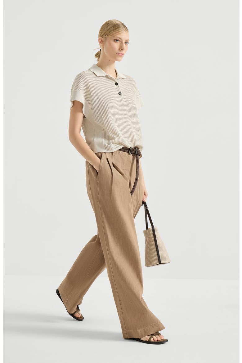 Wide Smart trousers, Alternate, color, Desert