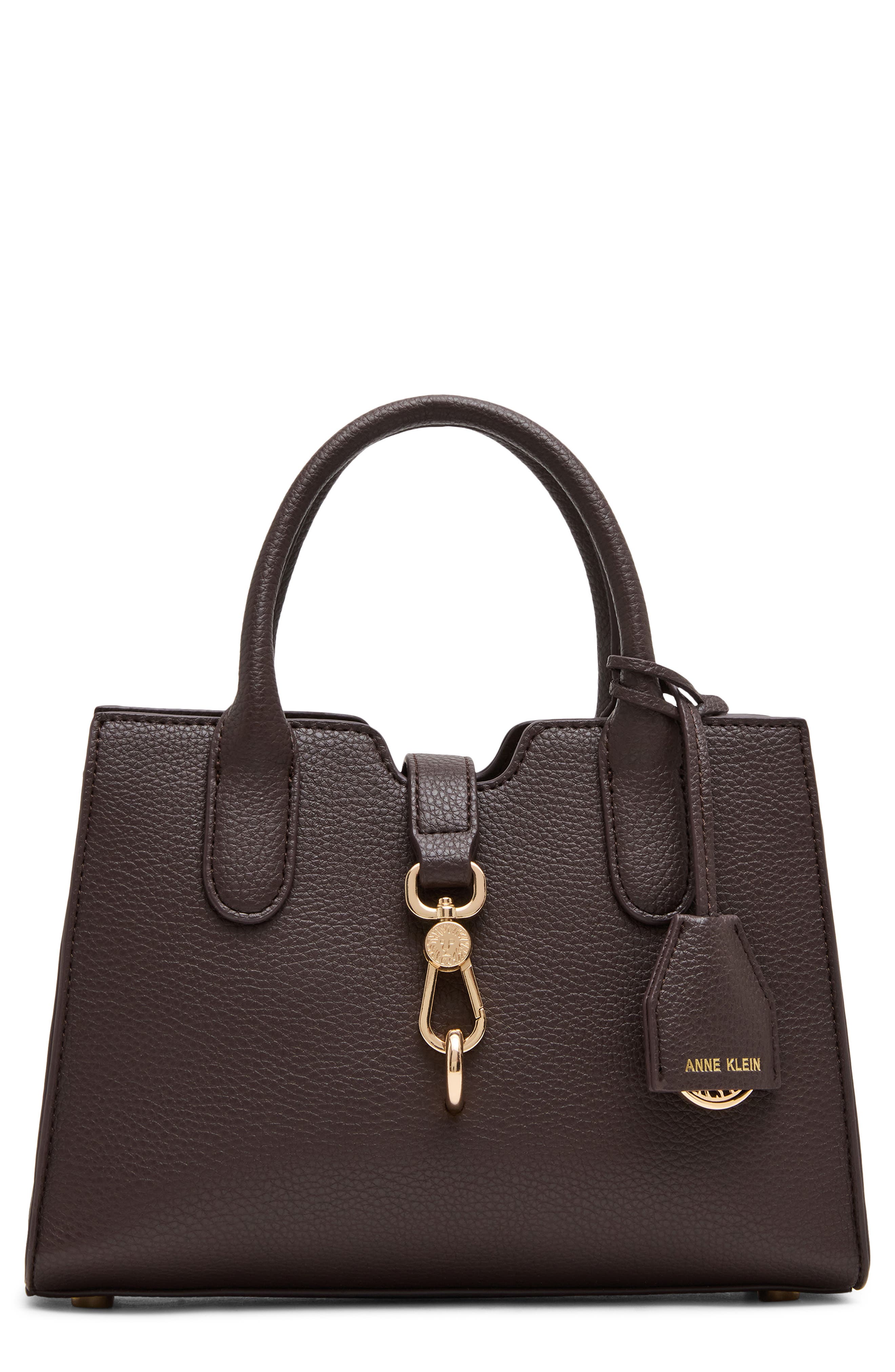 Anne Klein Small Satchel In Brown