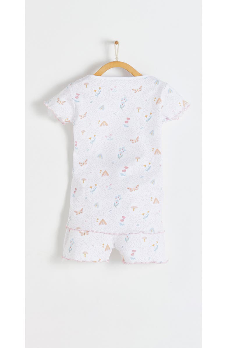 Babycottons Premium Peruvian Pima Cotton Delphine Short Tee & Pants Pajama Set for Infant, Alternate, color, Full Print