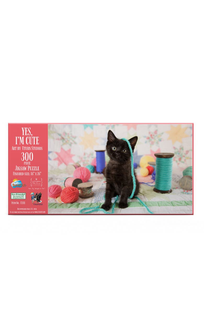 Sunsout Yes, I'm Cute 300 piece Jigsaw Puzzle for Adults, Alternate, color, Multicolor