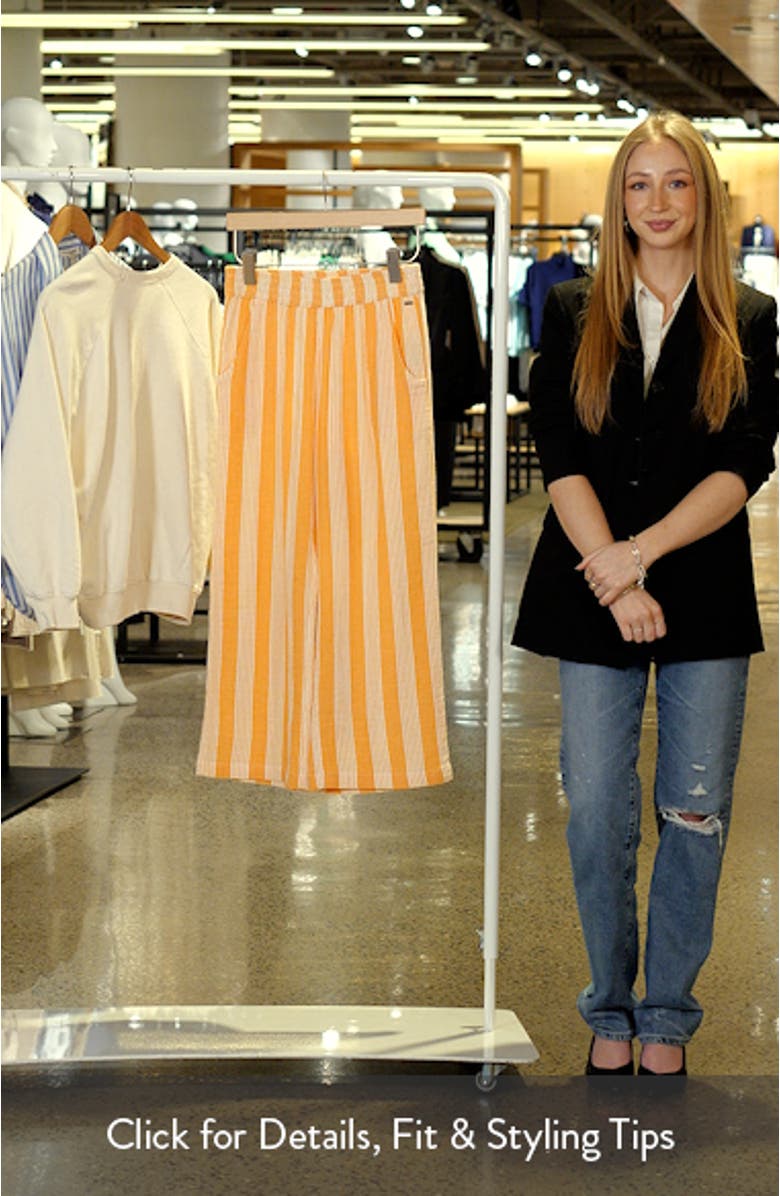 Premium Surf Stripe Cotton Gauze Pants, sales video thumbnail