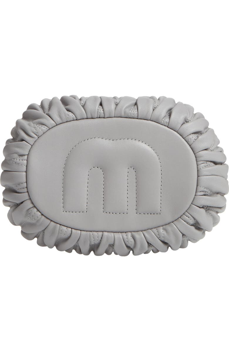 Miu Miu Matelassé Lambskin Leather Bucket Bag, Alternate, color,