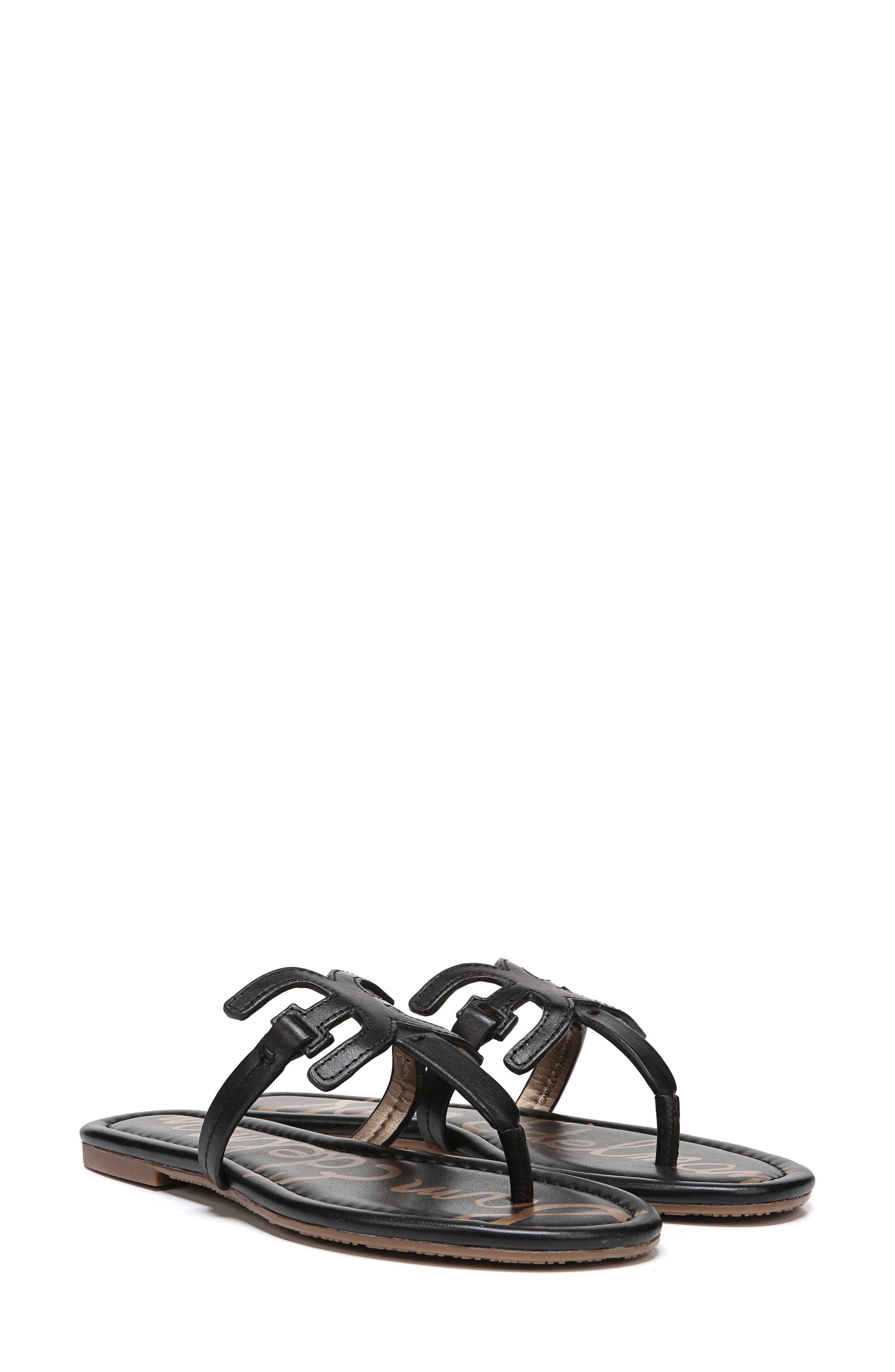 Carter Thong, Main, color, BLACK LEATHER