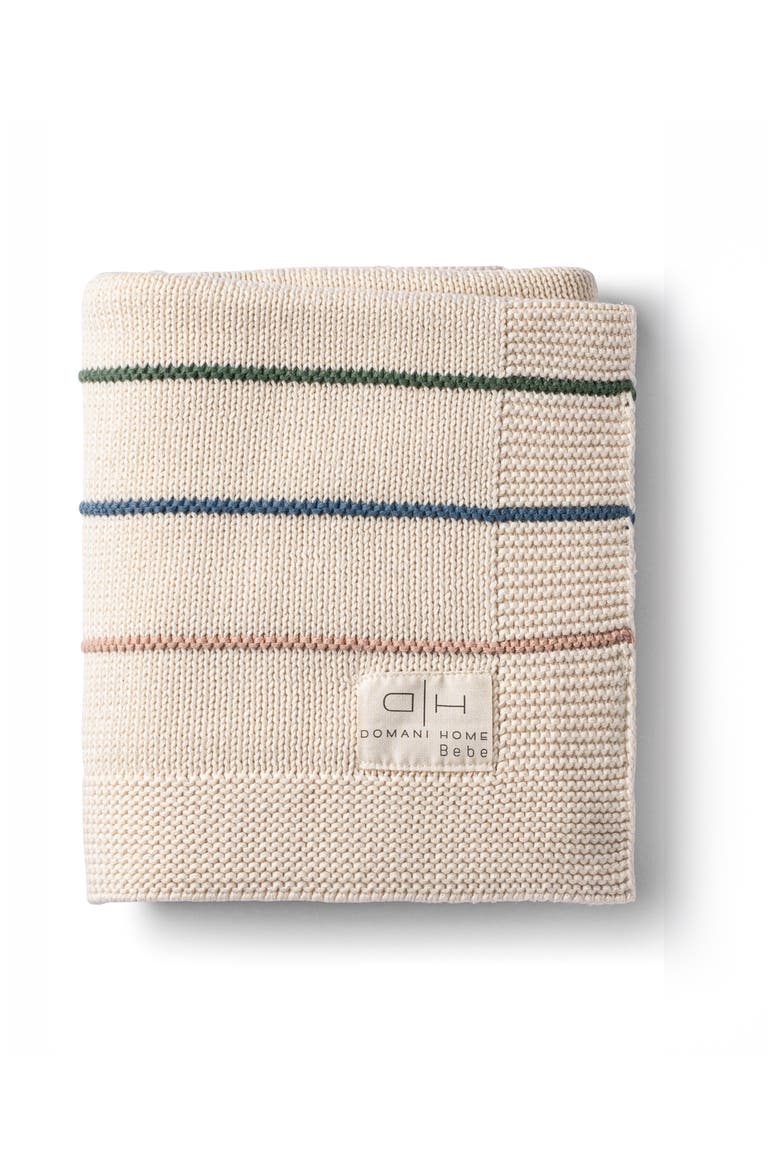Bande Baby Blanket, Main, color, BLUE MULTI