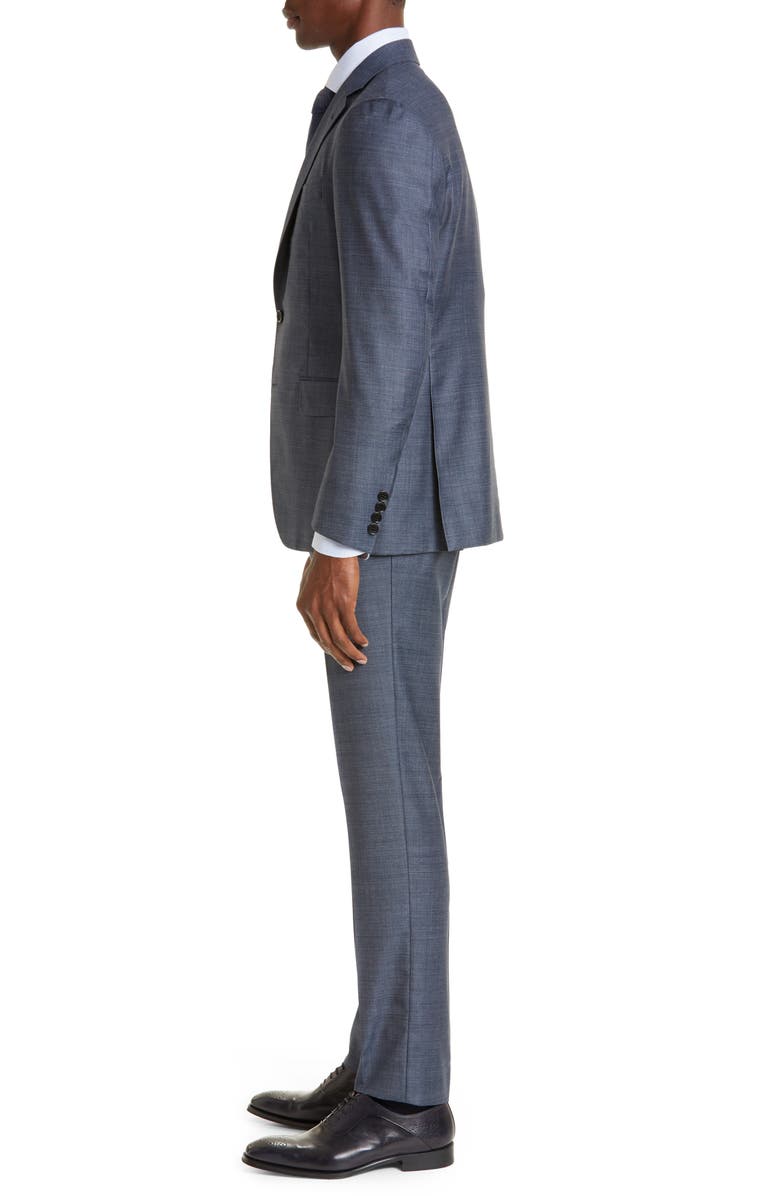 Canali Kei Denim Effect Wool Suit, Alternate, color,