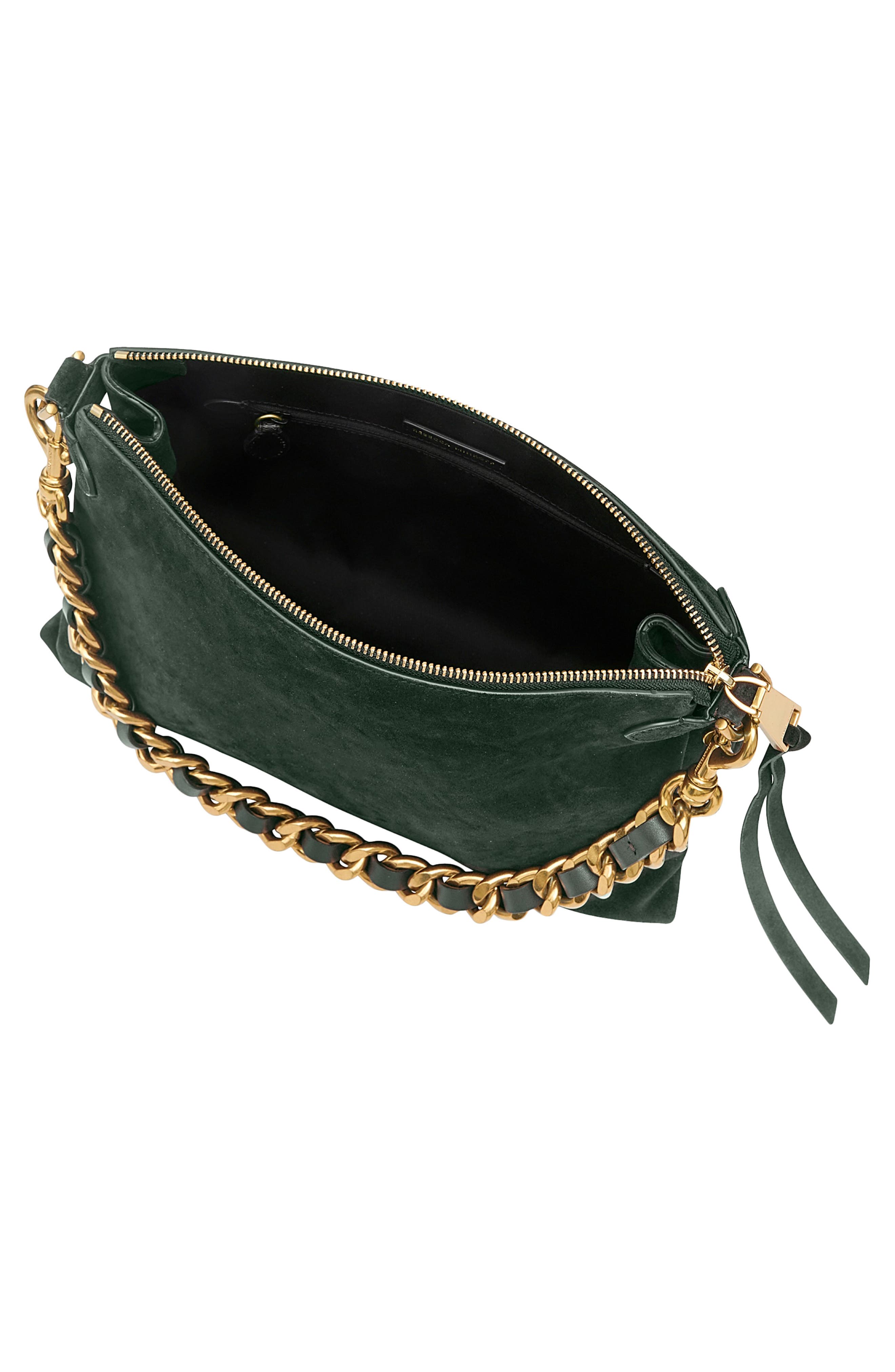 Rebecca Minkoff Stevie Medium Shoulder Bag, Alternate, color, Veridian