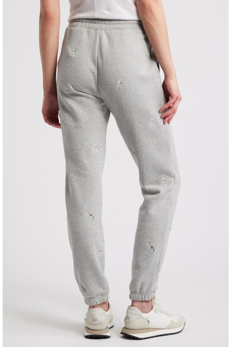 Kingston Champagne Embroidery Cotton Blend Joggers, Alternate, color, CHAMPAGNE EMBROIDERY