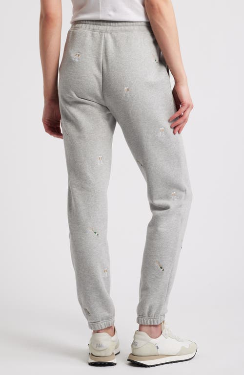 Rails Kingston Champagne Embroidery Cotton Blend Joggers In Champagne Embroidery
