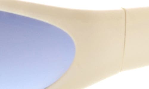 Bcbg 54mm Racer Wrap Sunglasses In White