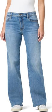 Hudson Jeans Rosalie Raw Hem Wide Leg Jeans