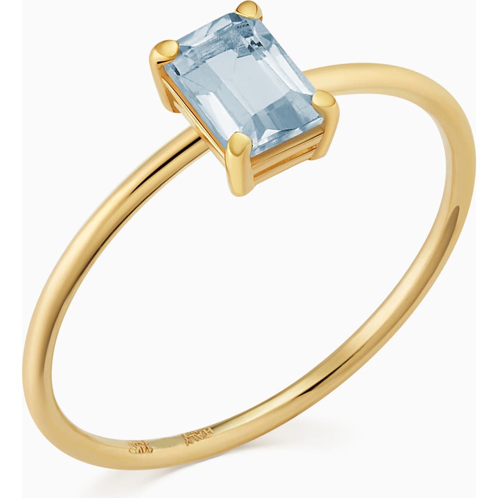 Oradina 14k Gold Gemstone Vivid Ring In Gold
