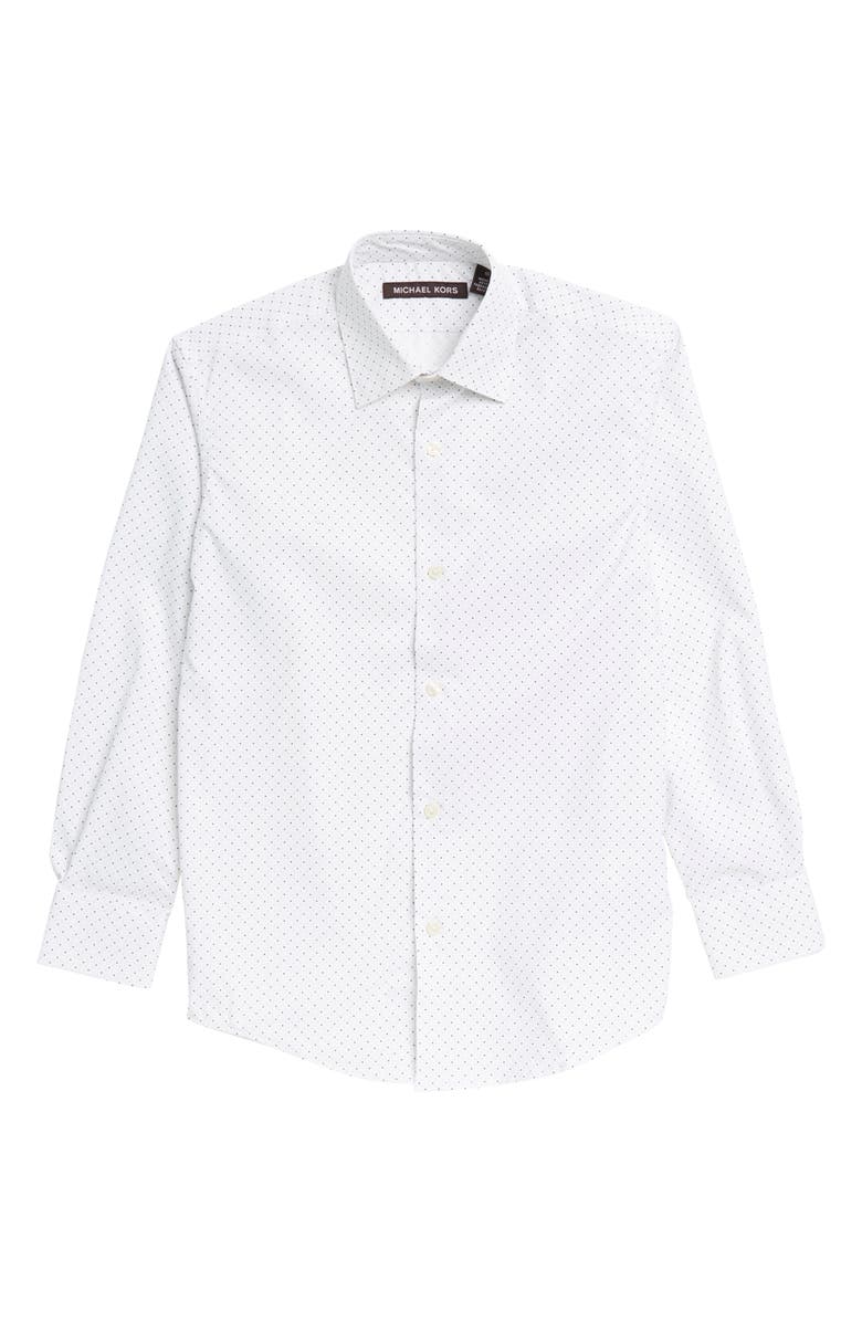 Michael Kors Kids' Button Up Dress Shirt, Main, color, 