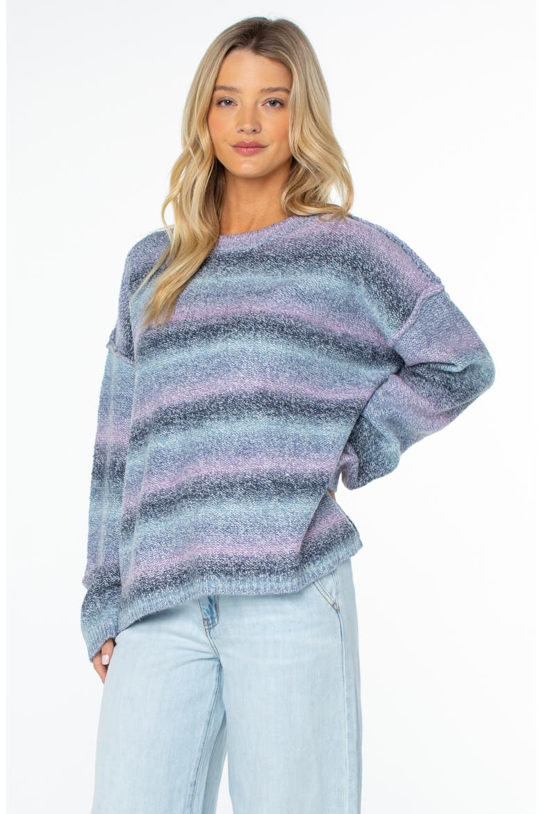 Cold Front Crewneck Sweater, Alternate, color, CERULEAN