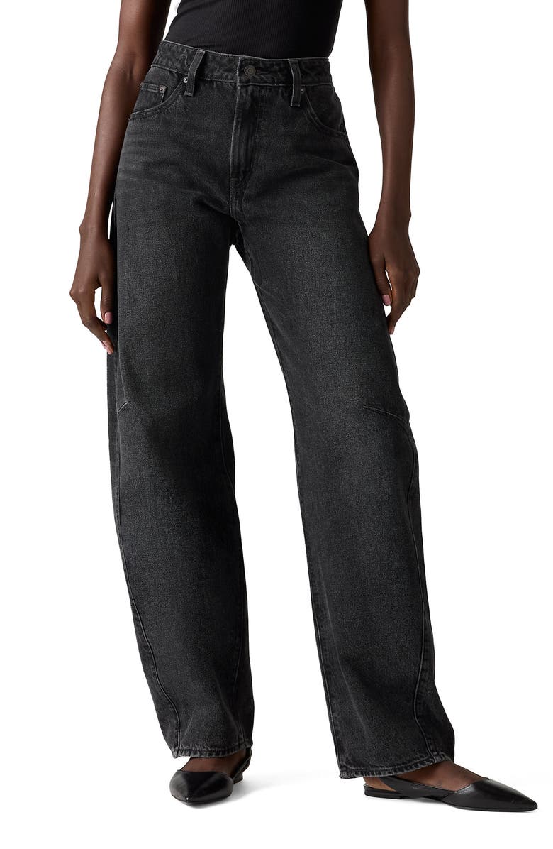 Levi's<sup>®</sup> Baggy Dad High Waist Barrel Leg Jeans, Main, color, Rebel Edge Barrel