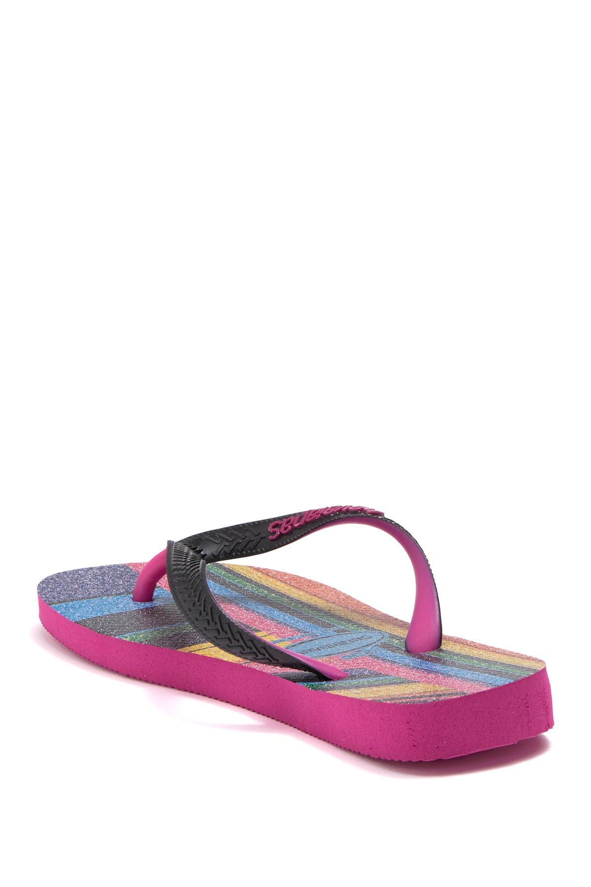 Top Fashion Flip Flop, Alternate, color, HOLLYWOOD ROSE