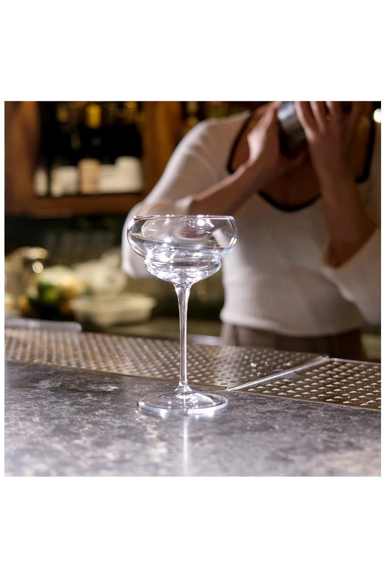 Nick & Nora 5.75 oz. Cocktail/Dessert Stems, Set of 4, Alternate, color, CLEAR