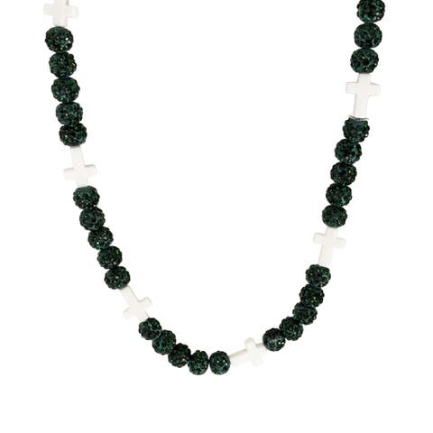 Legacy Faith Drip Beaded Sports Necklace