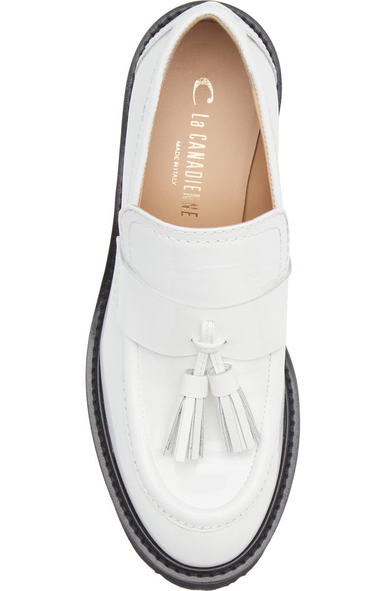 La Canadienne Roam Tassel Loafer, Alternate, color, White