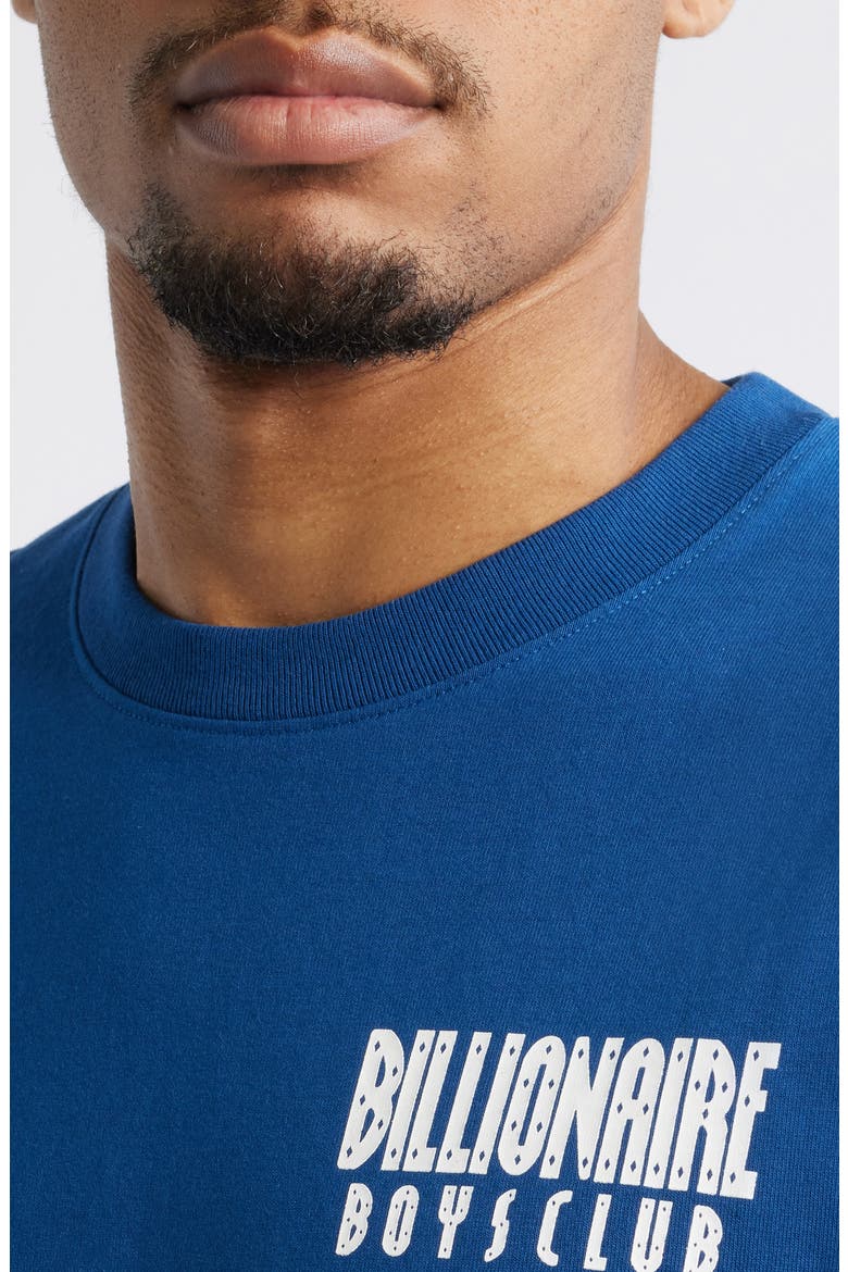 BB Insignia Crop Graphic T-Shirt, Alternate, color, NAVY PEONY
