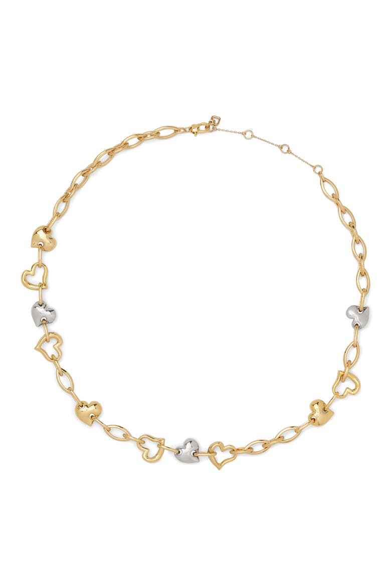 amour necklace, Main, color, GOLD/ SILVER
