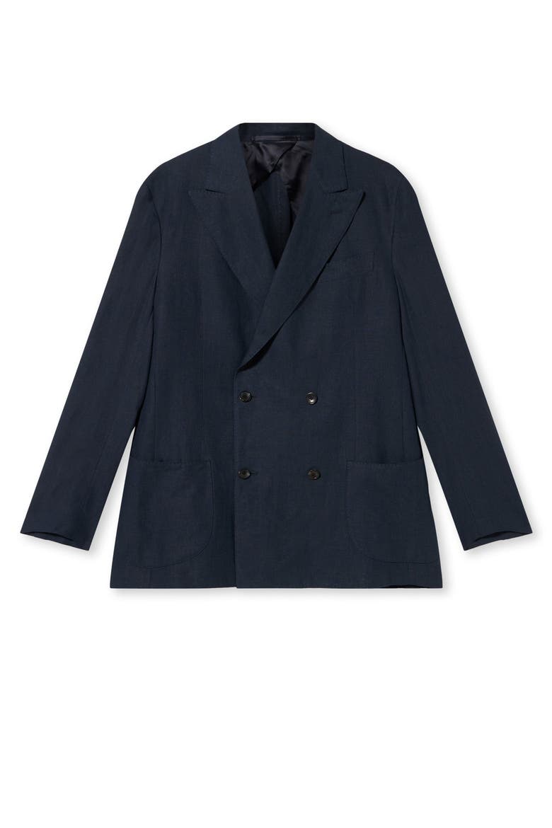 Marcello Linen Suit, Alternate, color, Blue