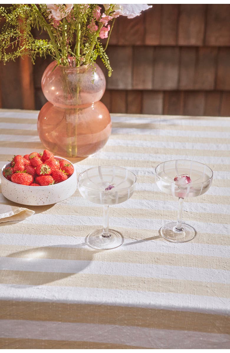 OYOY Mizu Coupe Glass, Alternate, color, Clear