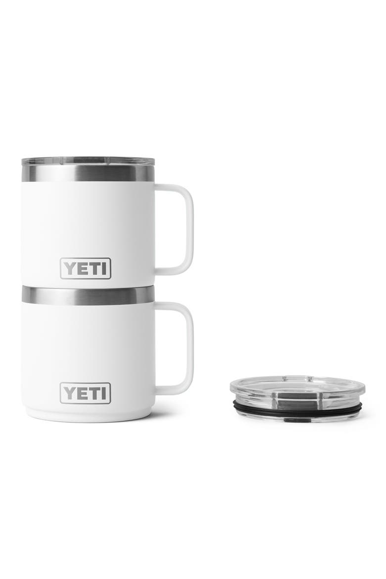 Rambler 14-Ounce Stackable Mug, Alternate, color, WHITE