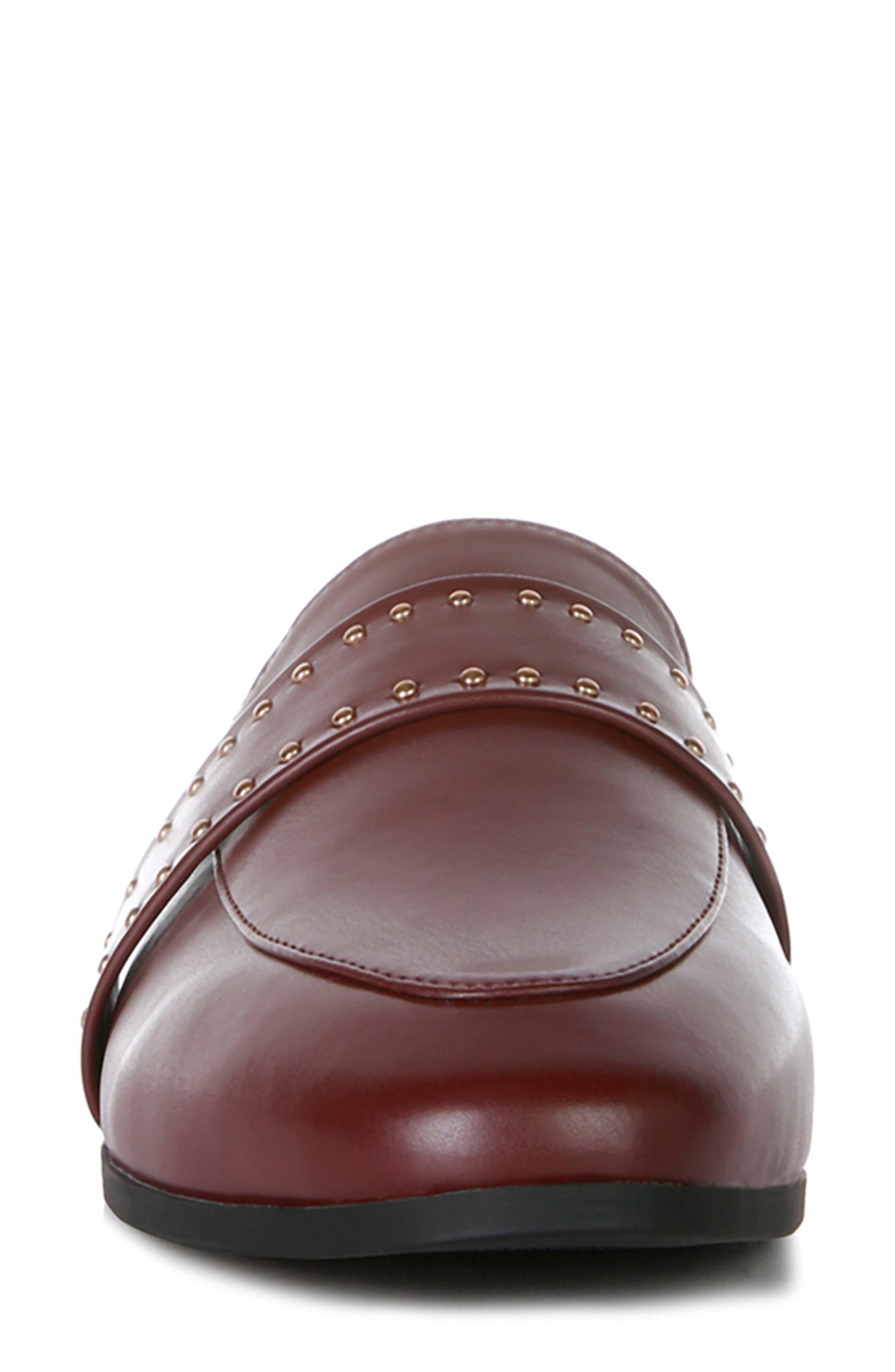 LONDON RAG Walkout Studded Mule, Alternate, color, Burgundy