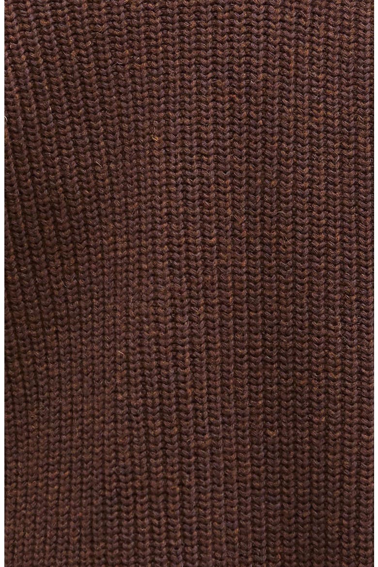 Robyn Cotton & Wool Blend Johnny Collar Sweater, Alternate, color, VICUNA