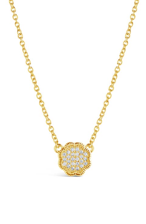 Rose Petal Pendant Necklace