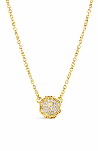 Sterling Forever Rose Petal Pendant Necklace