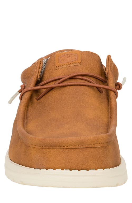Hey Dude Wally Classic Lace-up In Brown