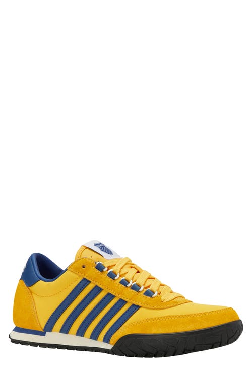 K-Swiss Vintage Trainer Low Top Sneaker in Fressia/Classic Blue 