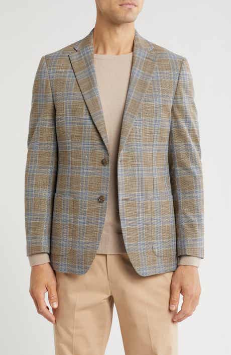 Tommy Hilfiger Recycled Polyester Blend Check Sports Coat