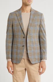 Tommy Hilfiger Recycled Polyester Blend Check Sports Coat