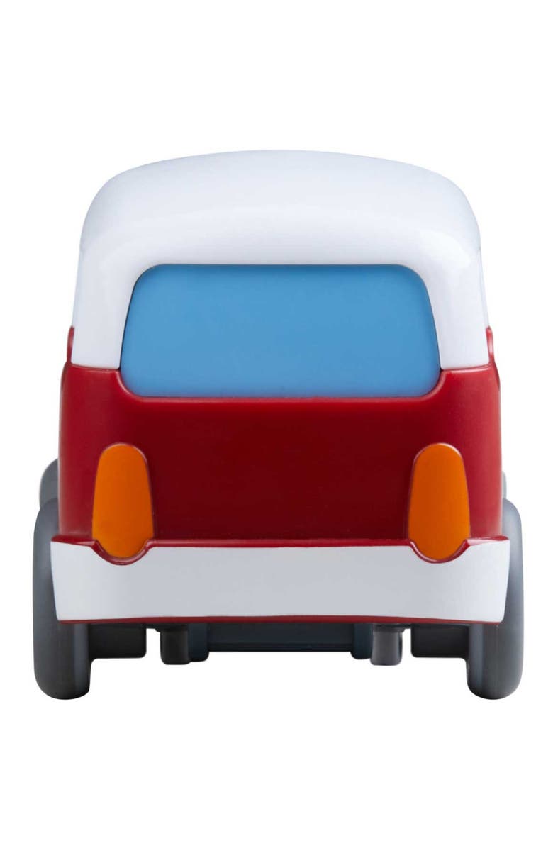 HABA Toddler Car Toy with Momentum Motor - Kullerbu Red Mini Bus, Push and Go Cars for Kids Ages 3-5, Bus Toys for Ages 2 Years Old and Up, Alternate, color,