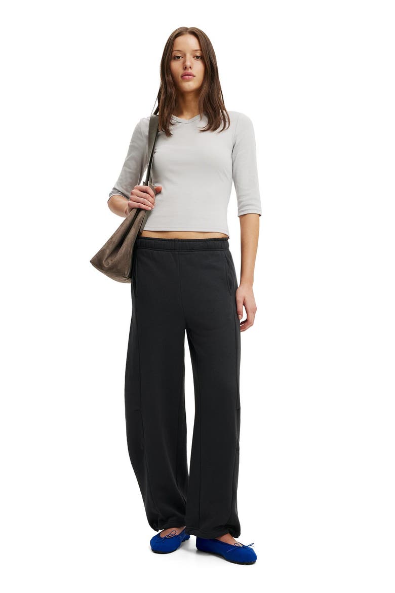 Women's Barrel Leg Sweatpant, Alternate, color, Shadowstone