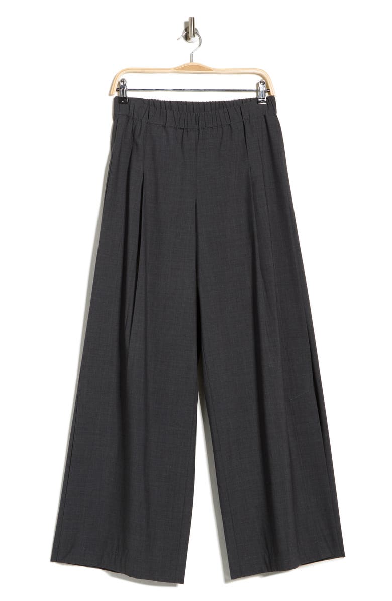 TWP Eva Wide Leg Pull-On Pants, Main, color, Dark Charcoal