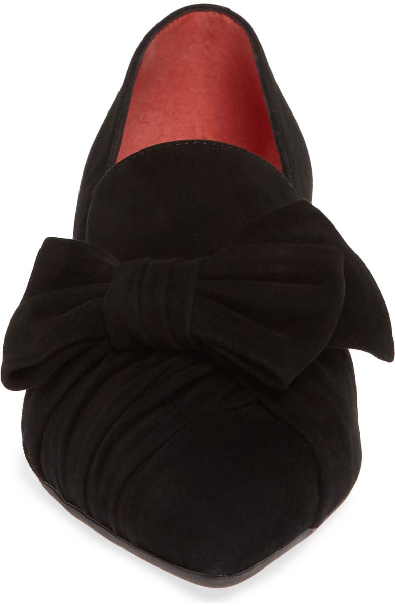 Pas de Rouge Janet Bow Flat, Alternate, color,