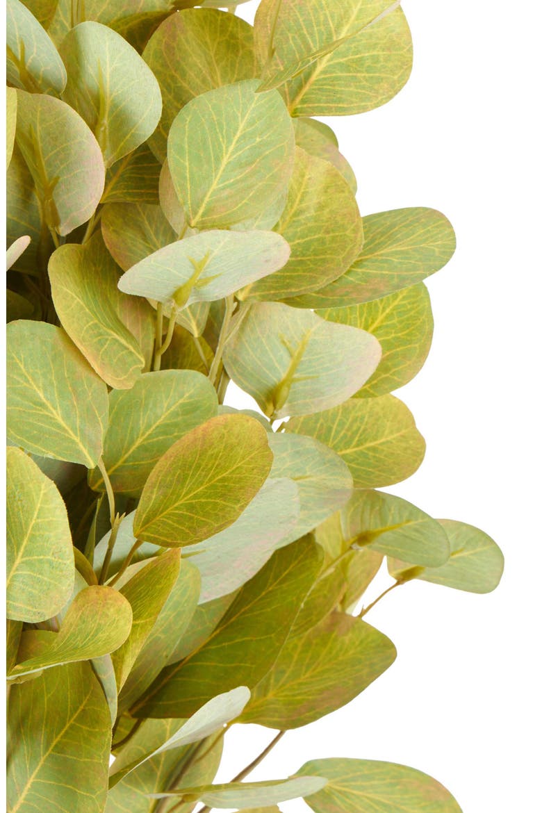 Set of 12 Eucalyptus Artificial Stems, Alternate, color, GREEN