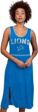 G-III 4HER BY CARL BANKS Women's G-III 4Her by Carl Banks  Royal Detroit Lions Center Field Maxi Dress
