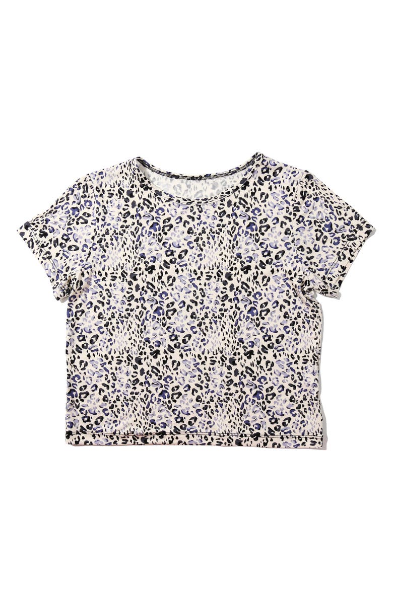 Hanky Panky Unwind Crop T-Shirt, Alternate, color, Spotted