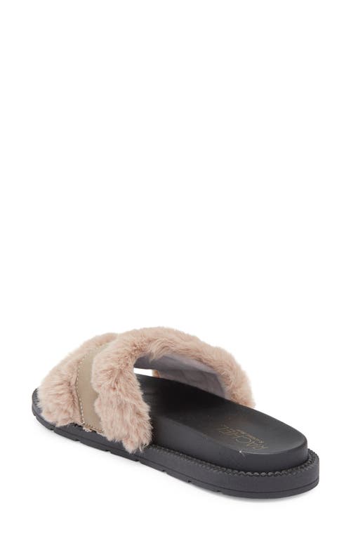 Rachel Roy Birch Faux Fur Slipper In Neutral