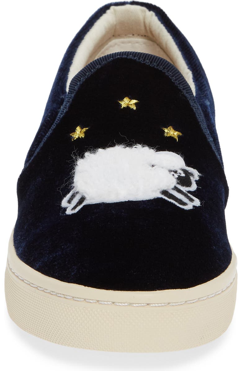 Soludos Appliqué Slip-On Sneaker, Alternate, color,