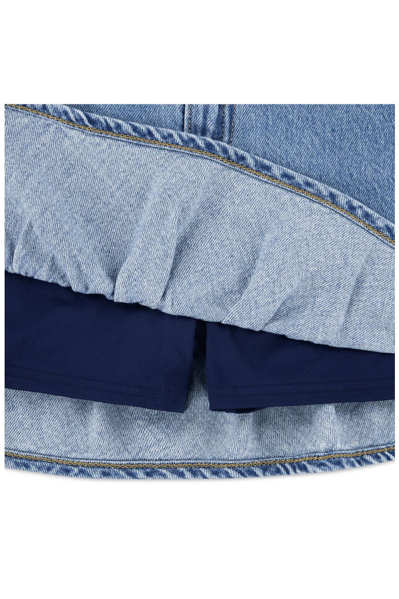 Kids' Flounce Denim Skirt, Alternate, color, REACH FOR THE STARS